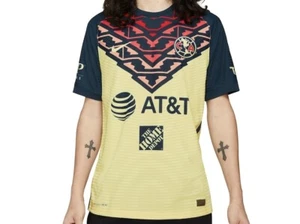 Nike Club America Authentic Home Vapor Match Gelb 2021/22 Fußball Trikot - Bild 1 von 4