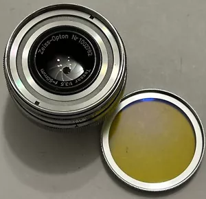 Rare Zeiss-Opton 50mm F3.5 Rigid Lens Contax s Mount 94% Condition Fully Working - Picture 1 of 9