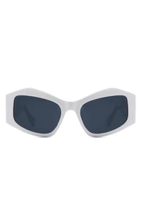 Sunglasses Wavy White - Picture 1 of 2
