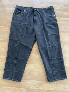 Vibes Gold Label Herren 46x30 Patchwork Baggy Denim Jeans - Bild 1 von 13