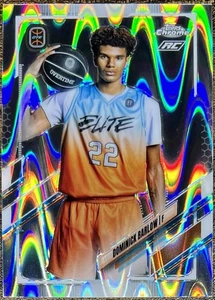 2021-22 Topps Chrome OTE Dominick Barlow RayWave Refractor Rookie #47 - Picture 1 of 2