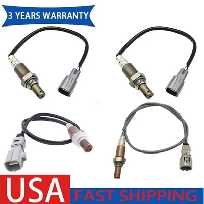 Fit For Lexus RX330 3.3L V6 2004 2005 2006 4pcs Oxygen Sensor Up+Downstream USA - Image 1 of 4