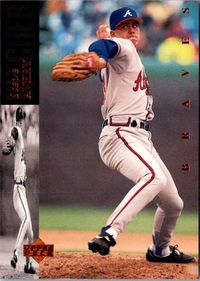 1994 Upper Deck Steve Avery #420 Atlanta Braves Baseball Card - Image 1 of 2