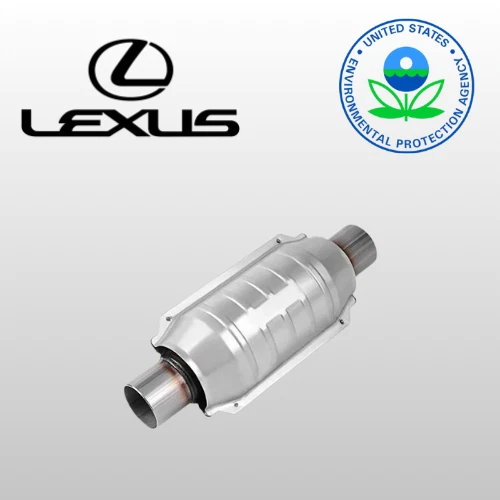 Limpiador convertidor catalítico para todos los automóviles Lexus ajuste directo fabricante de equipos originales certificado por la EPA Foto 1 de 4