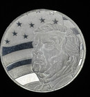 Donald J Trump 45th US President Silver 1 Troy oz .999 Fine Round Coin