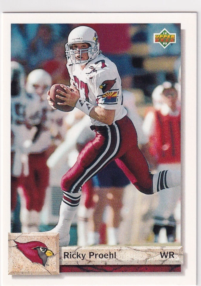 1992 cubierta superior fútbol serie 2 Ricky Proehl Arizona Cardinals #3832 Foto 1 de 1