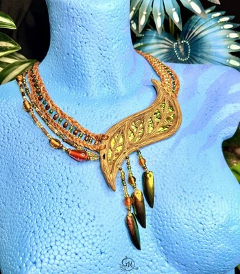 Pandora's Autumn Forest - Navi inspirierte Kette - handgefertigtes Unikat - Bild 1 von 4