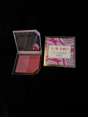 Rubor de cóctel de frutas Too Faced Tutti Frutti dúo plumagranate nuevo con caja tamaño completo Foto 1 de 4