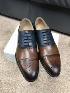 Man's Oxfords Stacy Adams Reynolds Oxford 10 Medium NEW CAP TOE - Picture 1 of 8