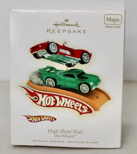 Hallmark Keepsake signed Christmas Ornament 2009 Steve Goslin. HOT WHEELS MAGIC - Picture 1 of 7