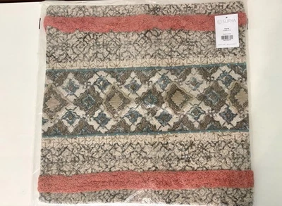 Surya Dayna Throw Pillow Cover 18”x18” Woven Bohemian Style DYA003-1818  *NEW* - Image 1 of 4