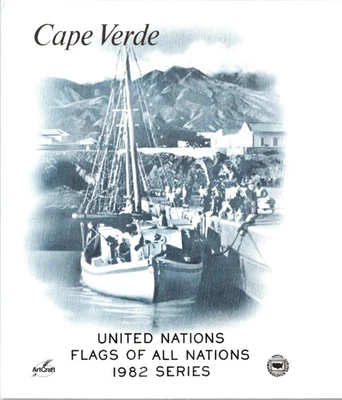Vintage FDC United Nations New York City Postmark Scott #386 Flag Of Cape Verde - Image 1 of 4