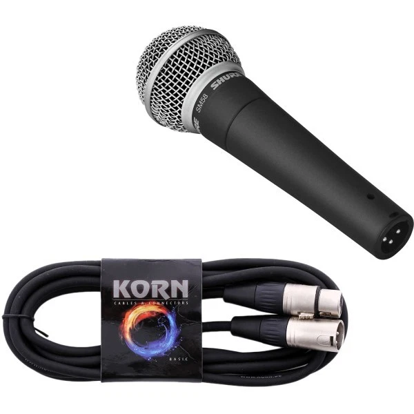 Shure SM 58 SE mit Schalter + KORN Kabel Premium Mikrofonkabel XLR / XLR 3m Neu - Bild 1 von 1