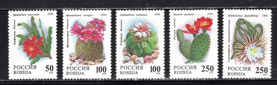 Russia Stamp Scott #6196-6200, Flowers, Set of 5, MNH, SCV$1.95 - Image 1 of 1