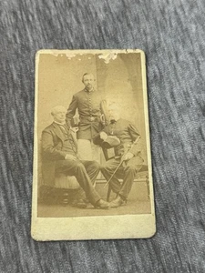 Antikes Bürgerkrieg Soldaten CDV Foto Uniform Bundentreffen ? Charleston SC - Bild 1 von 4