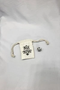 Rock Revival Replacement Button Clear Crystal w/ Pewter Color Metal W/ Pouch NEW - Picture 1 of 2