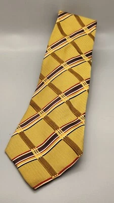 Corbata KENZO Homme para hombre rayas doradas marrones Foto 1 de 3