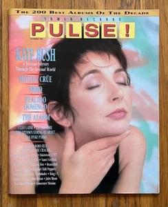 Pulse! Magazine (Tower Records) feat. Kate Bush December 1989 - RARE - Picture 1 of 3