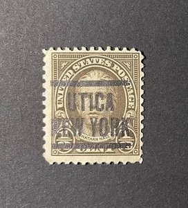 Utica, New York Type 204 Precancel - ½ cent Hale - U.S. #653 - NY - Picture 1 of 1