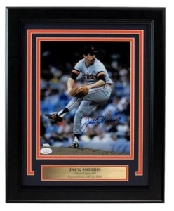 Jack Morris HOF Signed/Autographed 8x10 Photo Detroit Tigers Framed JSA 190848 - Picture 1 of 4