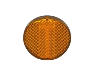 Alta Bike Plastic 2.5" Rear Round Reflector Amber. - Picture 1 of 1