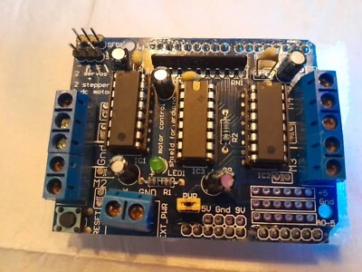 L293D Motor Control Shield Motor Drive Expansion Board for Arduino UK - Image 1 of 2