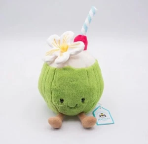 Jellycat Amuseables Aruba Coconut 🥥 RARE Limited collection Brand New with Tag - Picture 1 of 3