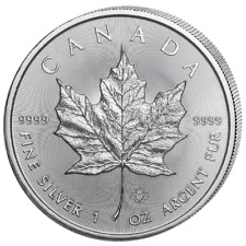 Maple Leaf Silber 1 oz 999.9 Silber AG 2022 Kanada *Bullion* Anlage