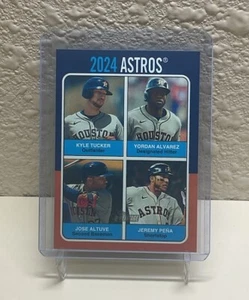 Houston Astros 2024 Topps Heritage High Number Team Quads Insert Card #75TQ-15 - Bild 1 von 1