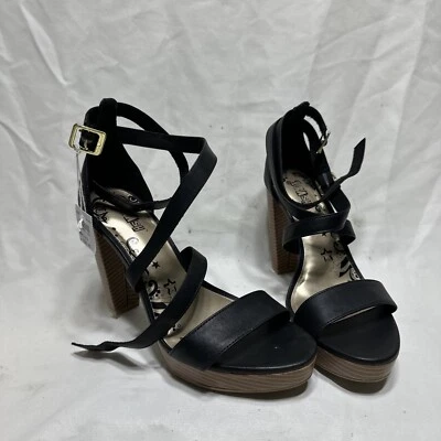 Tacones Brash con tiras talla 8 para mujer negro jade 160842 nuevos con etiquetas Foto 1 de 2