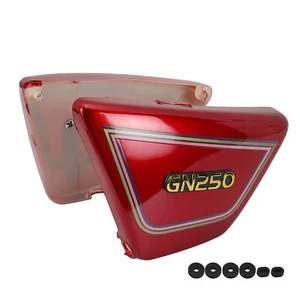 ABS Plastic Frame Side Cover Fairing Panels For Suzuki GN250 1982 - 2001 Red - Bild 1 von 8