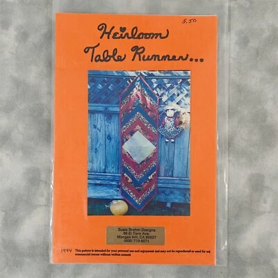🧵 Vintage 1994 Heirloom Table Runner Quilt Pattern 📜 - Image 1 of 3