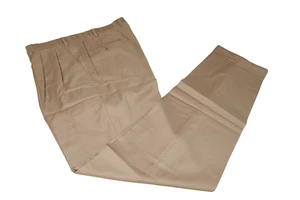 £995 BRIONI LUXURY WOOL GOLDEN BROWN TROUSERS UK 36 IT 52 LARGE MADE ITALY PANTS - Picture 1 of 18