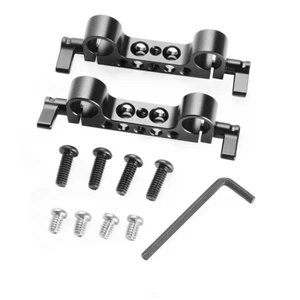 SmallRig 1 Pair 15mm Double Super Clamp Rotatable Rod Clamps Railblock 2061 - Picture 1 of 7