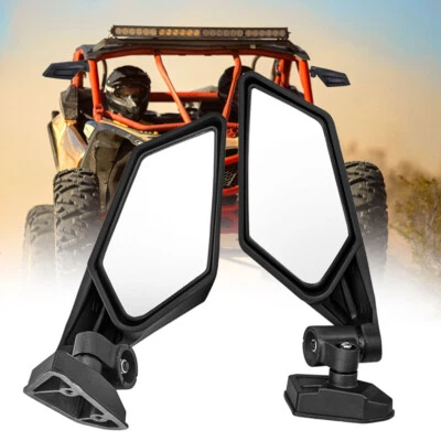Espejos retrovisores laterales KEMIMOTO UTV ajuste 360° para Can Am Maverick X3 Turbo MAX/1000 Foto 1 de 4