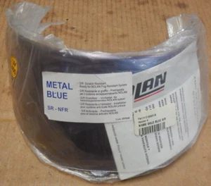 Nolan Helmet Visor N100E Metal Blue SR NFR 01300018 - Picture 1 of 12