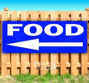 FOOD Advertising Vinyl Banner Flag Sign Many Sizes ARROW - Picture 1 of 6