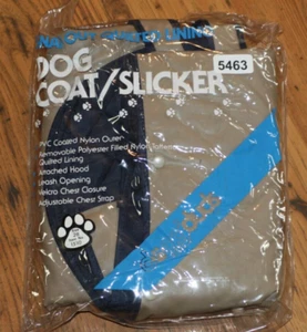 Neu Doggiduds Hundemantel/Slicker - Größe 28 - #1510 - herausnehmbares Innenfutter/Kapuze/Adj - Bild 1 von 7