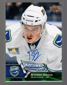 2014-15 Upper Deck AHL Autographs #70 Brendan Gaunce Auto