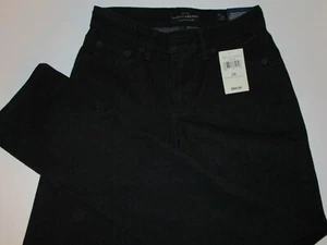 LUCKY BRAND SWEET STRAIGHT RELAXED FIT STRETCH BLACK JEANS SIZE 00, 24  7WD11199 - Picture 1 of 2