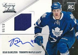 2012-13 Rookie Anthology LUXURY SUITE #96 RYAN HAMILTON - x/99 - Toronto - Picture 1 of 1