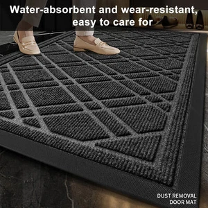 Floor Floor with Anti-slip Geometric Rectangle Entry Door Mat Anti-slip for Home - Picture 1 of 12