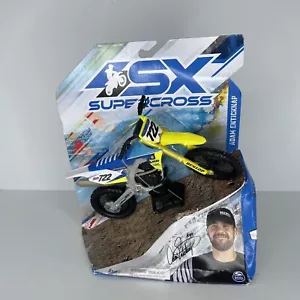 NEW - SX SuperCross Adam Enticknap Yellow/blue/white CRF450 1st Edition 722 - Picture 1 of 8