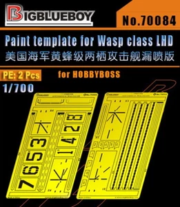 Bigblueboy PE 1/700 Farbschablone für Wespenklasse LHD (für Hobbyboss) Nr70084 - Bild 1 von 1