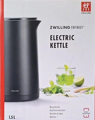 ZWILLING J.A. HENCKELS ZWILLING Enfinigy Wasserkocher, 1850W - Schwarz 53005-001 1,5L