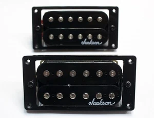 Jackson Dinky JS-22 Humbucker Pickup Set With Mounting Rings - Picture 1 of 5