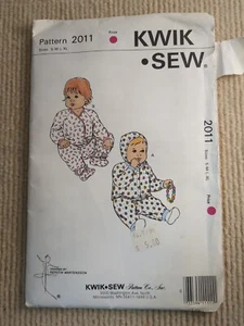 Vintage Kwik Sew 2011 Baby Pants Shirt Booties Bonnet Kerstin Martensson - Picture 1 of 2