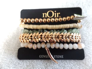WOMEN'S, NOIR, BRAND NEW, 5 PACK BRACELETS - Picture 1 of 6