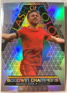 2022 UD Goodwin Champions Diogo Jota Splash of Color Rainbow SCP3 - Picture 1 of 2