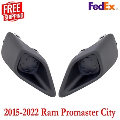 Fits Ram Promaster City Fog Light Cover For 2015-2022 Front Left & Right Side Foto 1 de 4